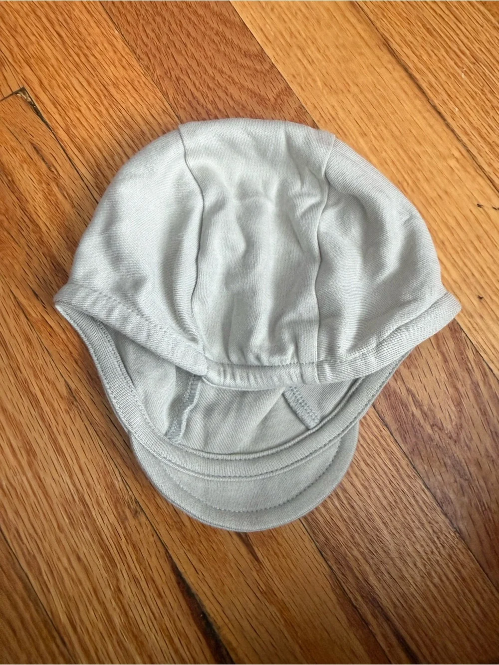Kids Soft Cotton Hat in Light Beige - Neutral Baby Cap